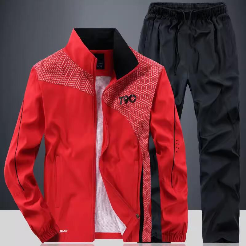 メンズスポーツウェアセット 春秋新作スーツ メンズスポーツト - Mens Fashion Zip Up のレビューと価格