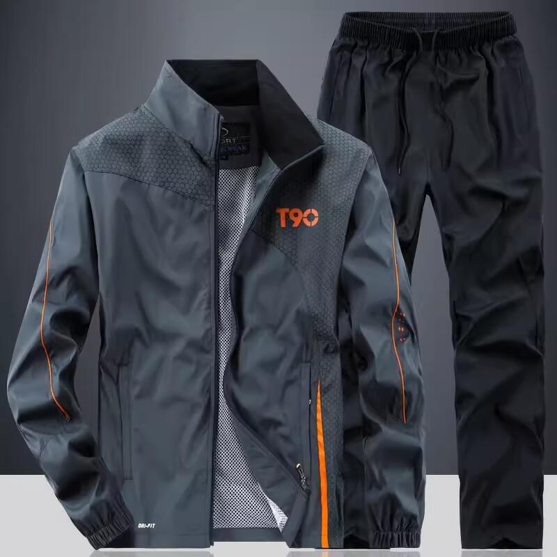 メンズスポーツウェアセット 春秋新作スーツ メンズスポーツト - Mens Fashion Zip Up のレビューと価格