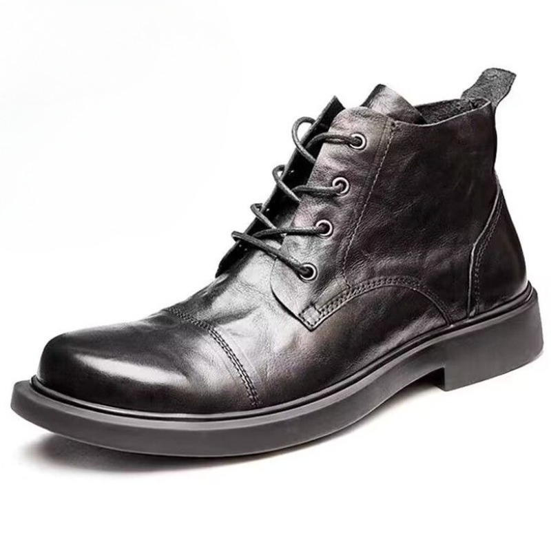 メンズチェルシーブーツ 秋冬 ブリティッシュスタイル レザー - Chelsea Boots Men のレビューと価格