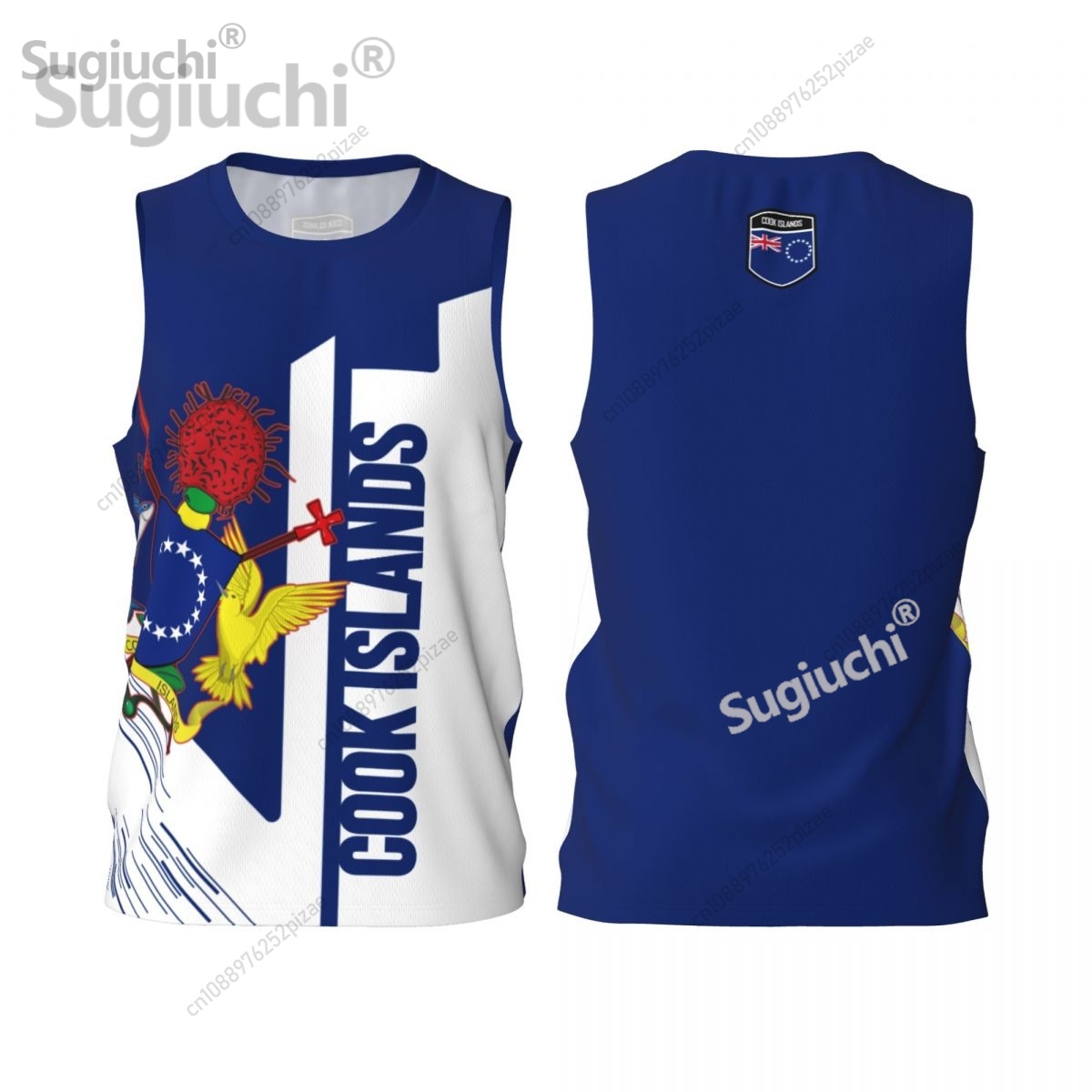 カスタム名番号クック諸島 3D 旗スポーツ Tシャツ男性服通 - Men'S Fashion Names のレビューと価格