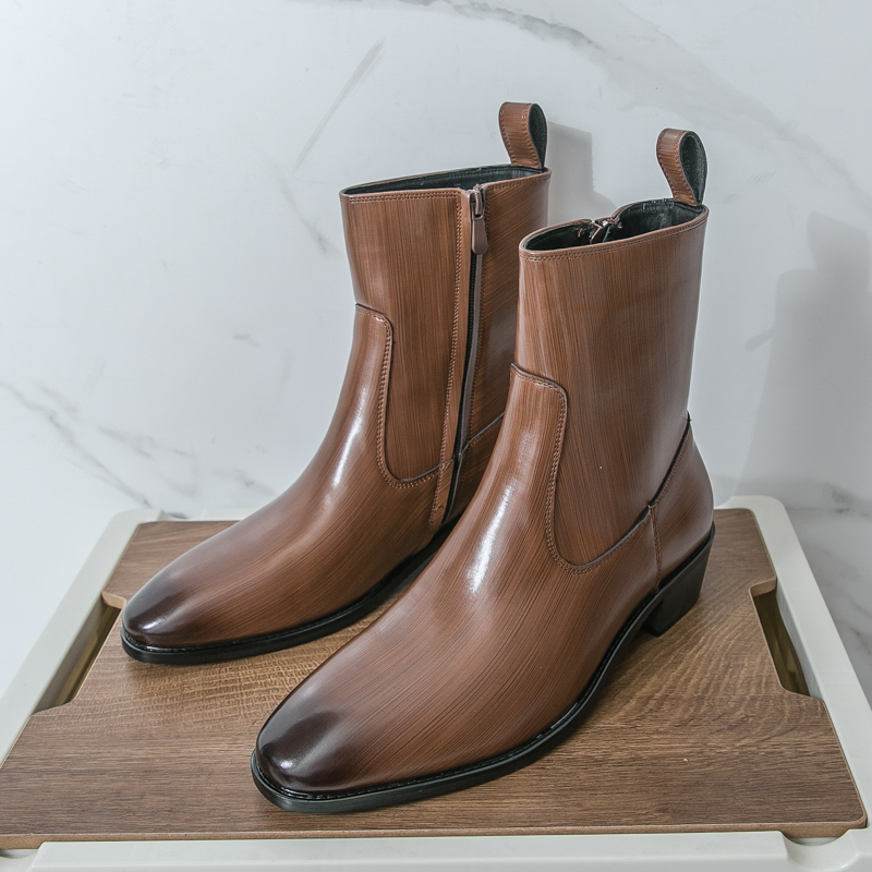メンズ用ニューエンGLISHスタイルチェルシーロングブーツ、 - Chelsea Boots Men のレビューと価格