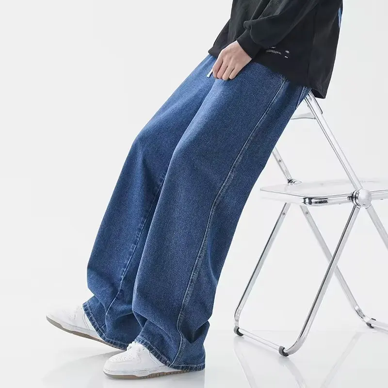 韓国スタイルストリートウェア新ファッションだぶだぶカジュアル - Men'S Fashion Grey Jeans のレビューと価格