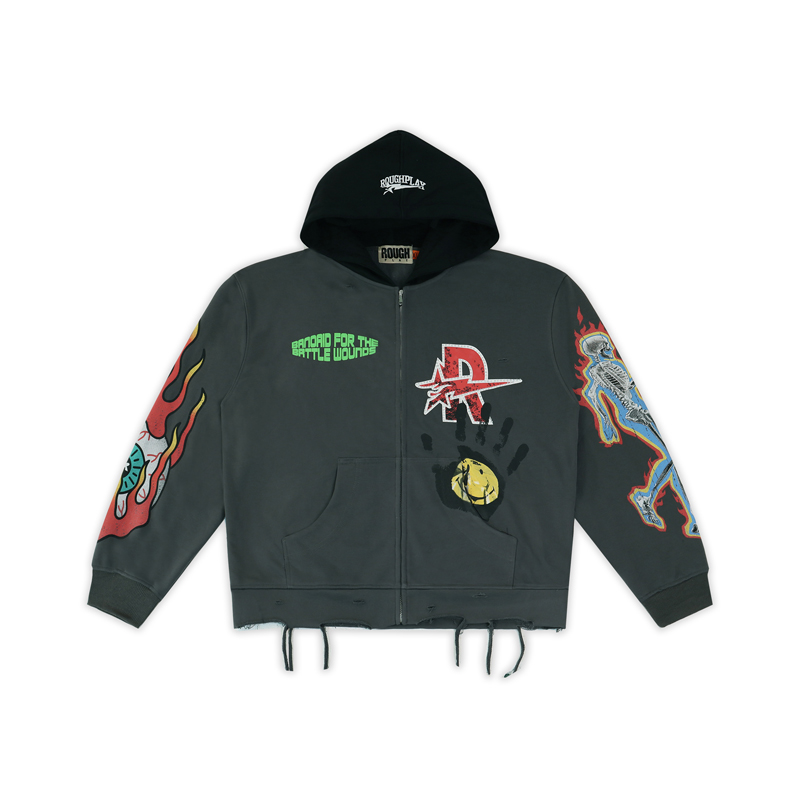 26SS新作ラフプレイメンズセット アメリカンスタイル レト - Mens Fashion Zip Up のレビューと価格