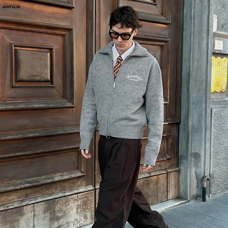 レトロスプライス加工 ​ ​ ジッパーニットセーター女性ファ - Mens Fashion Mullet のレビューと価格