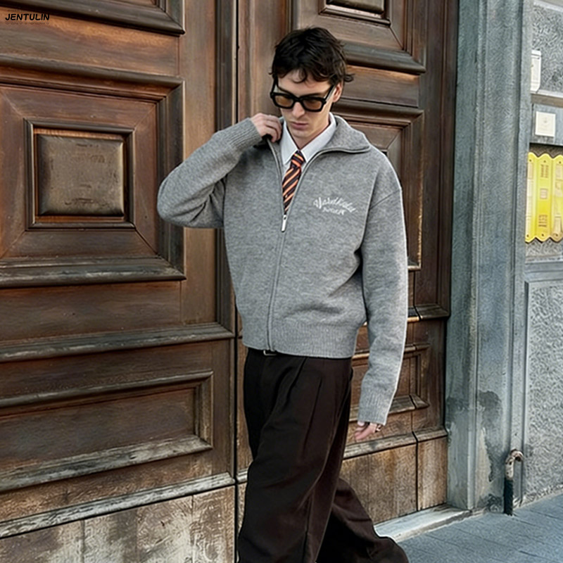 レトロスプライス加工 ​ ​ ジッパーニットセーター女性ファ - Mens Fashion Mullet のレビューと価格