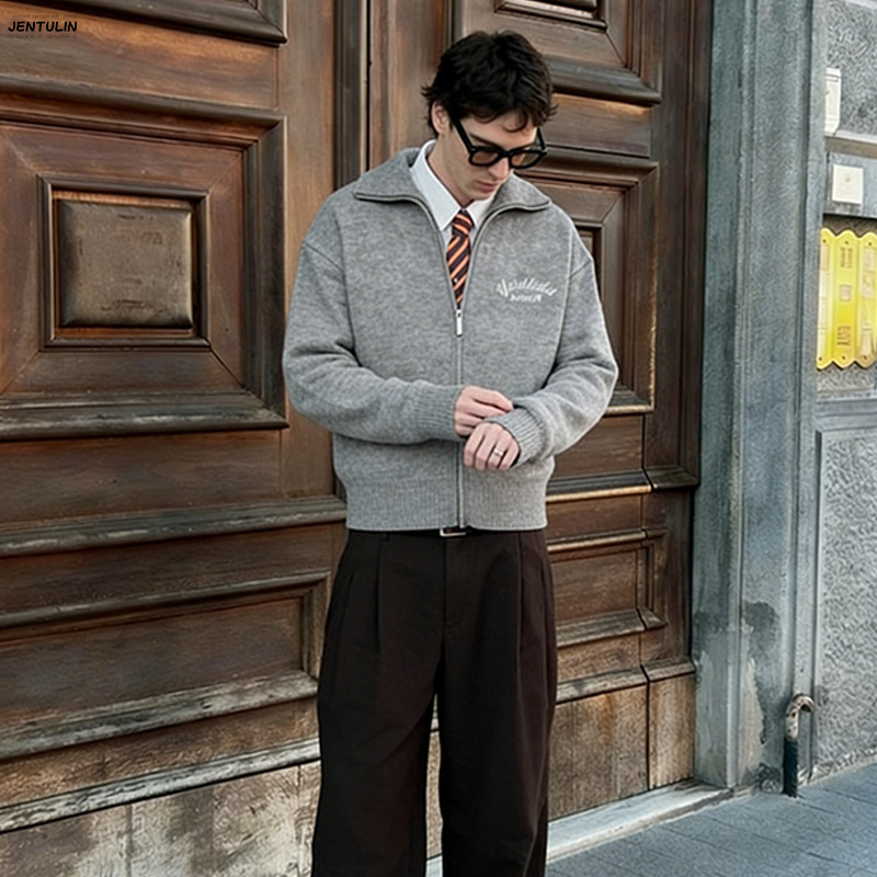 レトロスプライス加工 ​ ​ ジッパーニットセーター女性ファ - Mens Fashion Mullet のレビューと価格