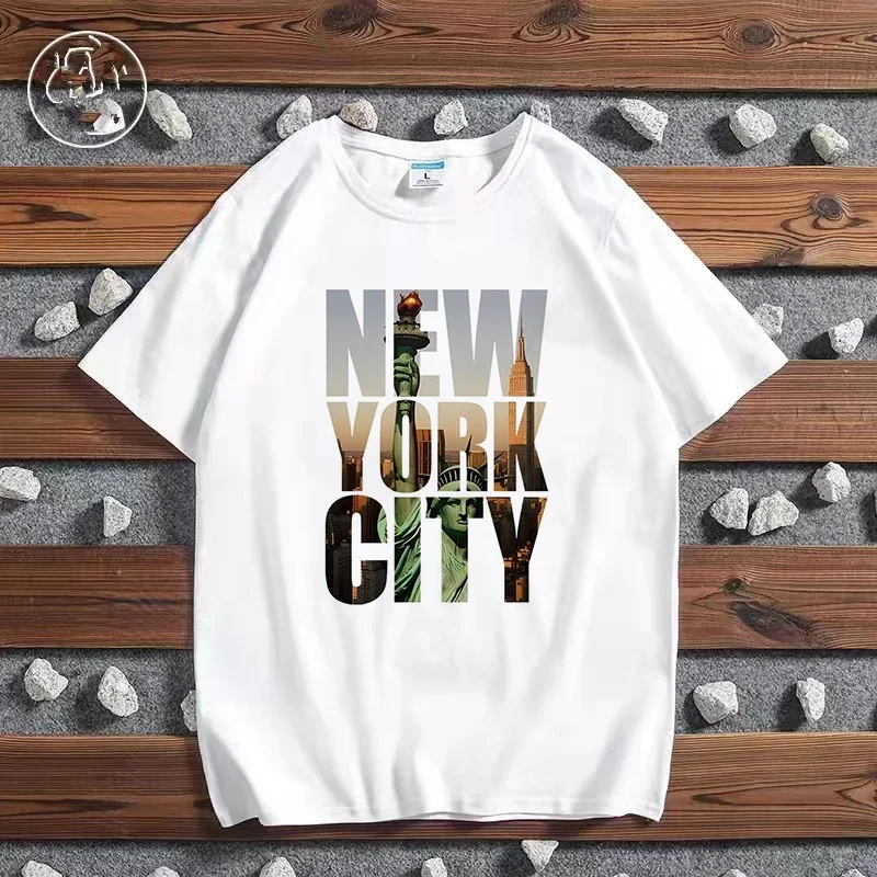 男性と女性のためのカジュアルな原宿スタイルのTシャツ,都市の - Paris Fashion Men のレビューと価格