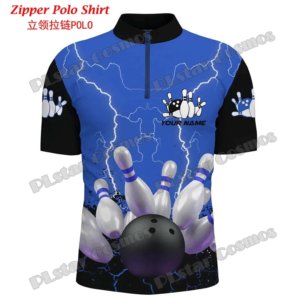 パーソナライズされたボウリングチーム 3D オールオーバープ - Mens Fashion Quarter Zip のレビューと価格