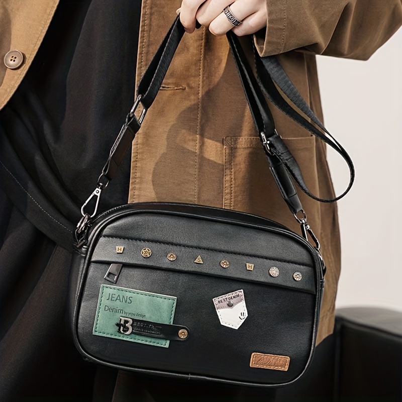ストリートトレンディショルダーバッグ 若い男性向け ファッシ - Mens Fashion Young のレビューと価格