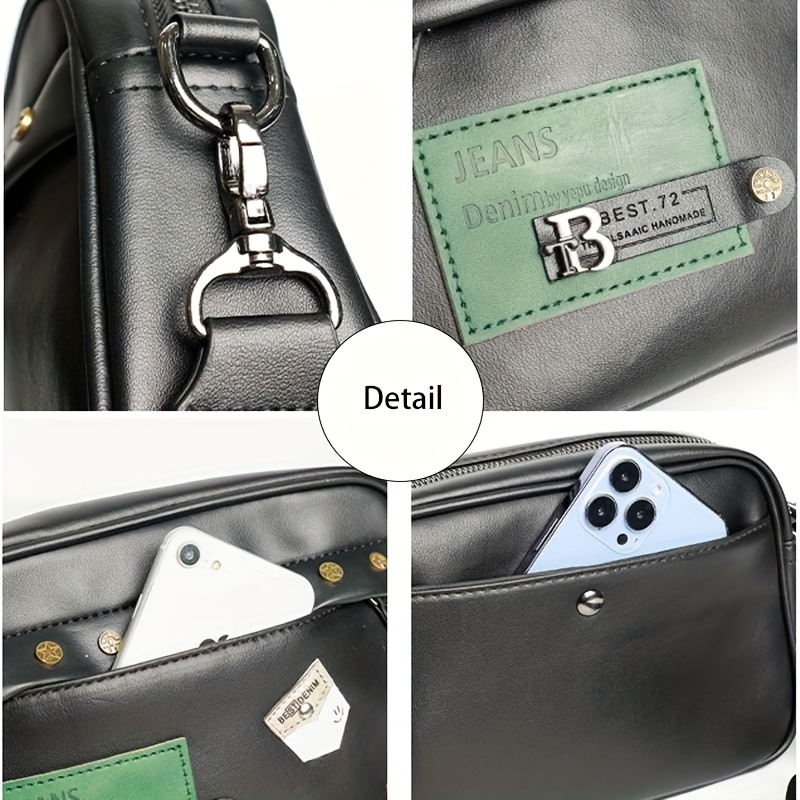 ストリートトレンディショルダーバッグ 若い男性向け ファッシ - Mens Fashion Young のレビューと価格
