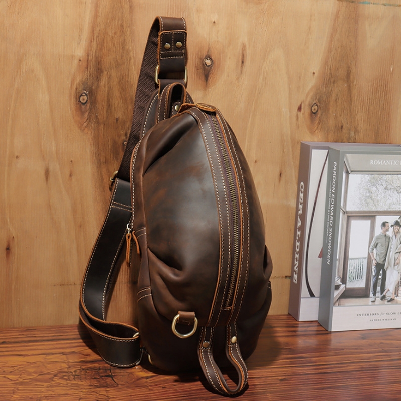 男性用本革ショルダーバッグ,多機能ショルダーバッグ,アウトド - Men'S Fashion Bag のレビューと価格
