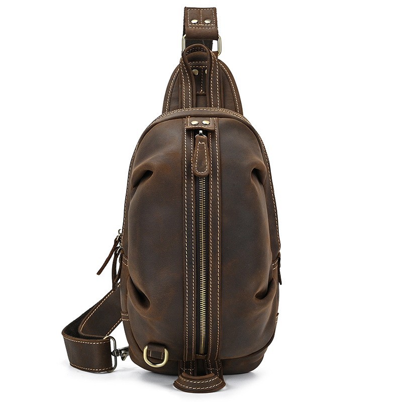 男性用本革ショルダーバッグ,多機能ショルダーバッグ,アウトド - Men'S Fashion Bag のレビューと価格