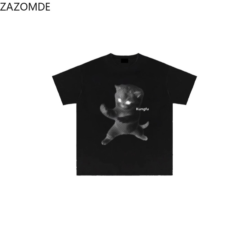 ZAZOMDE Ins トレンディなスローガングラフィック  - Mens Fashion Style Images のレビューと価格