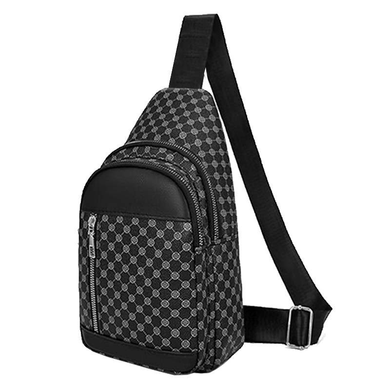 パッチワークドットデザインの女性と男性向けのニュートラルスタ - Men'S Fashion Bag のレビューと価格