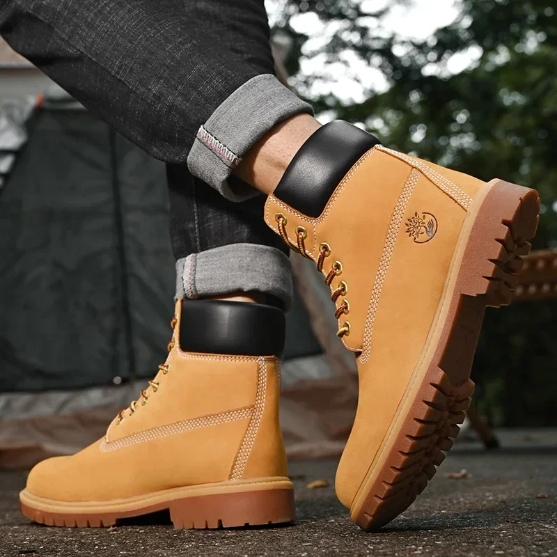 ブーツ メンズ ハイカットブーツ 高品質 レディース レザー - Men'S Fashion Videos のレビューと価格