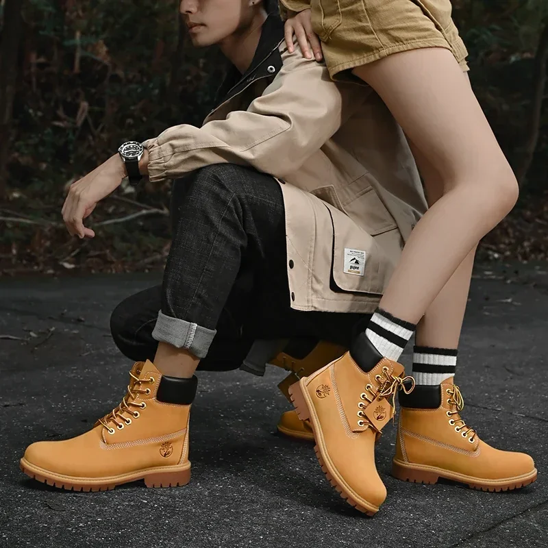 ブーツ メンズ ハイカットブーツ 高品質 レディース レザー - Men'S Fashion Videos のレビューと価格