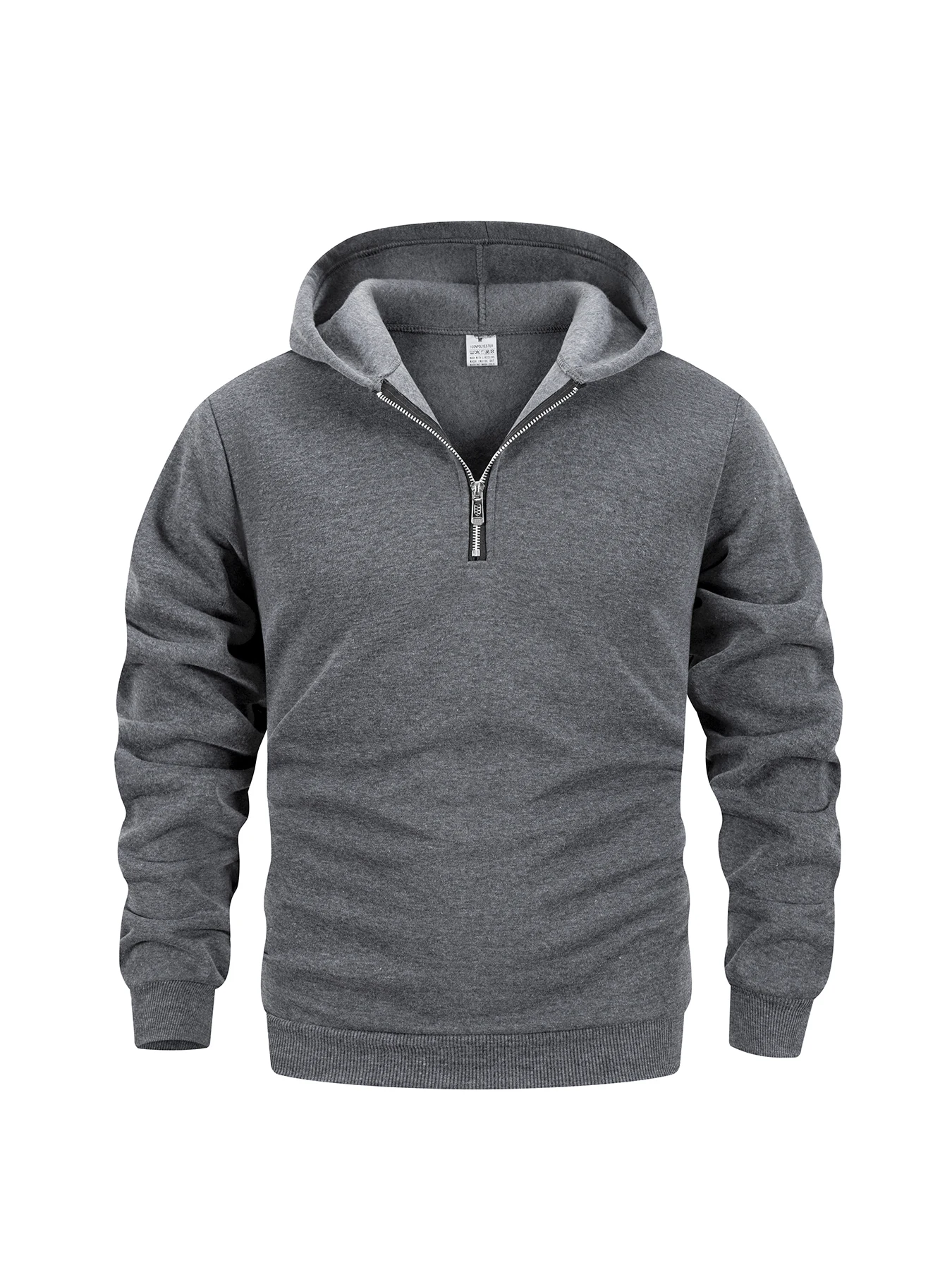 メンズ クォータージップアップ パーカー 秋 暖かい 長袖  - Mens Fashion Quarter Zip のレビューと価格