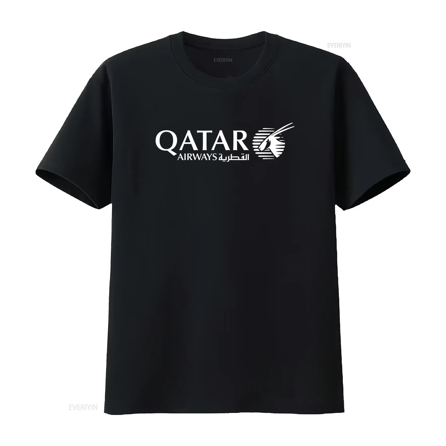 カタール航空ホワイトロゴ航空会社ネイビーブルー T シャツ男 - Men'S Fashion Qatar のレビューと価格